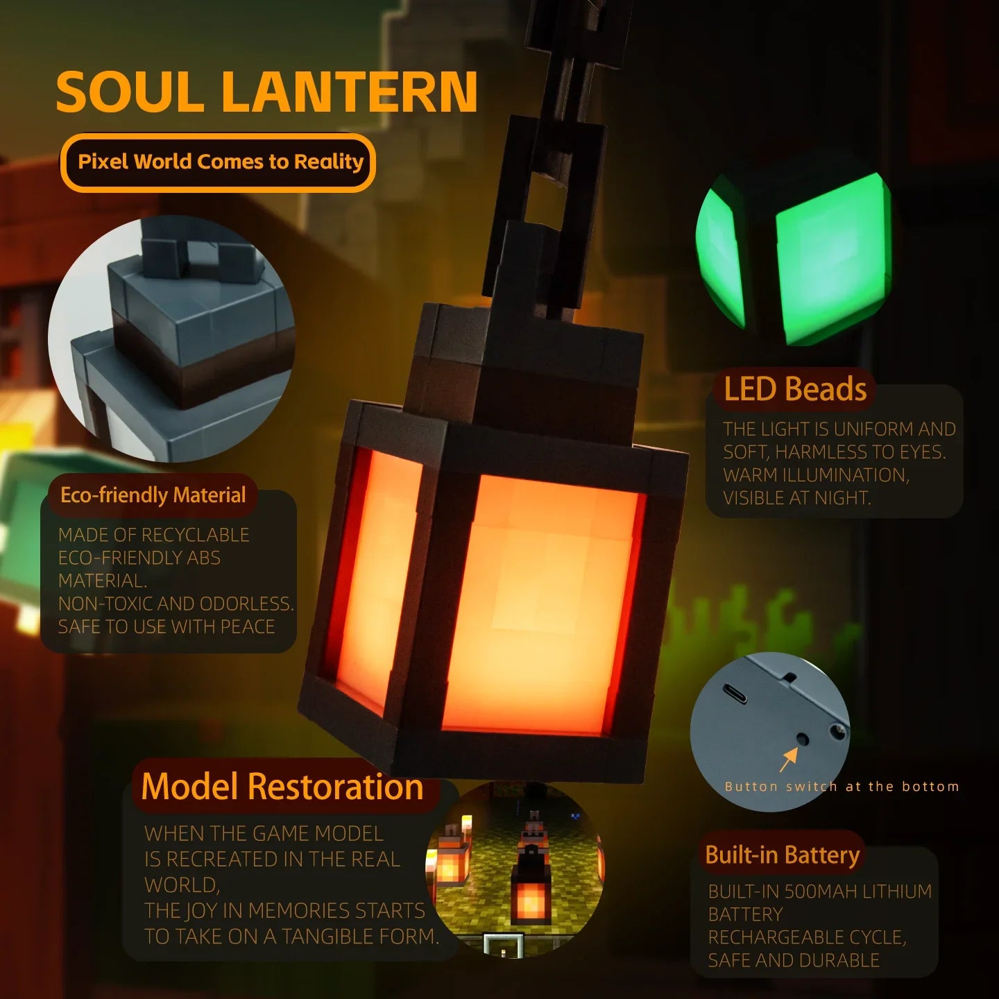 Colorful Glow Lantern for Women